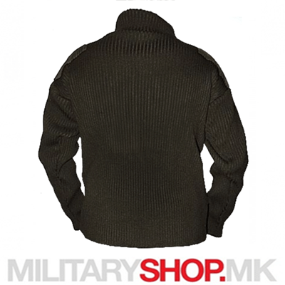 Зелен зимски џемпер Military