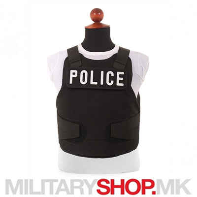Заштитен панцир Police црна боја